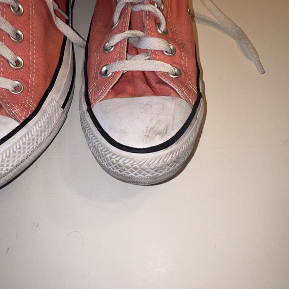 Converse Chuck Taylor All Star High Top Sneakers Pink/Salmon Women’s Size 10 - Picture 3 of 13